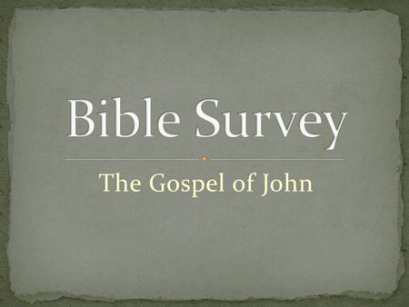 The Gospel of John. Title: 1. English – The Gospel According to John 2. Greek – kata. VIwa,nnhn.