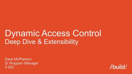 User and computer attributes can be used in ACEs ACEs with conditions, including logical and relational operators User and Device Claims Expression-Based.