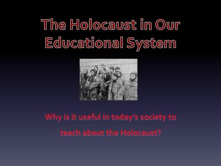 11 million people were killed in a span of 12 years from 1933-1945, of those killed 6 million were Jews. The Nazis targeted many different types of people.