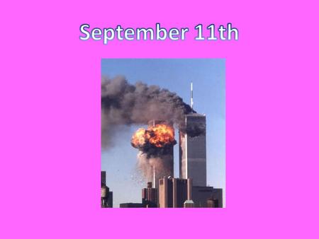 9/11 was one of the most pivotal events in world history. Its impact will be felt for years to come. On 9/11 the hijackers crashed two of the jets into.