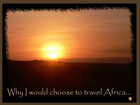 Why I would choose to travel Africa… Elephants… APPRECIATE their WISDOM and MARVEL at their STRENGTH…