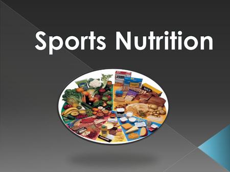  An athlete’s goal during competition is to perform at their optimum level  Impairment of performance can be related to nutrition  Competition nutrition.