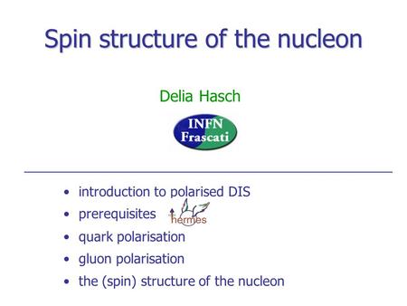 Spin structure of the nucleon