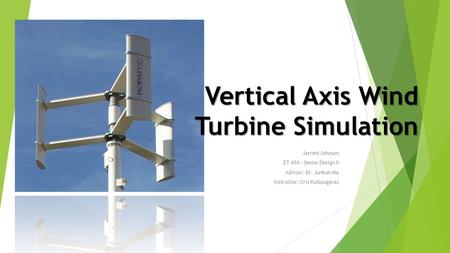 Vertical Axis Wind Turbine Simulation