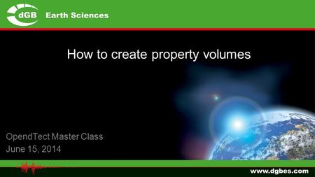 How to create property volumes