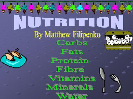 Most foods contain carbohydrates The major source of energy for the body Two types of carbohydrates simple and complex Two types of carbohydrates simple.