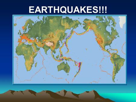 EARTHQUAKES!!!. Earthquakes Earthquake: Sudden movement of rock sliding along a fault in the earth’s crust Releases energy as this occurs. Energy release.