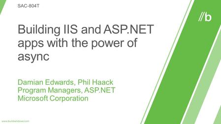 WHO WILL BENEFIT FROM THIS TALK TOPICS WHAT YOU’LL LEAVE WITH ASP.NET developers, including Web Forms & MVC History of async programming in.NET How async.