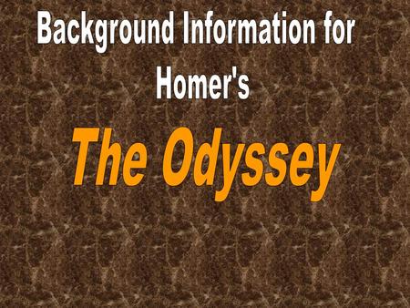  The ancient Greeks lived in a small country with few natural resources. Most of the land was rocky and ill-suited for farming; therefore, the Greeks.