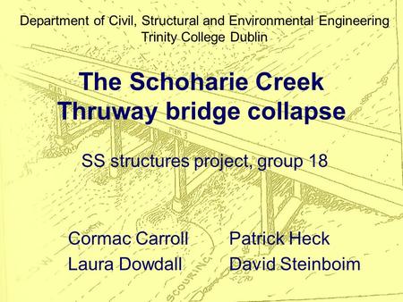 The Schoharie Creek Thruway bridge collapse