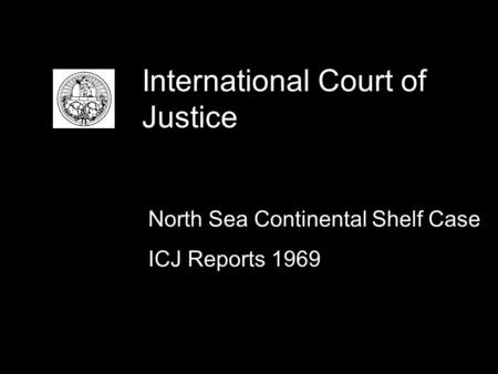 International Court of Justice