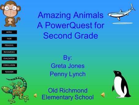 Amazing Animals A PowerQuest for Second Grade