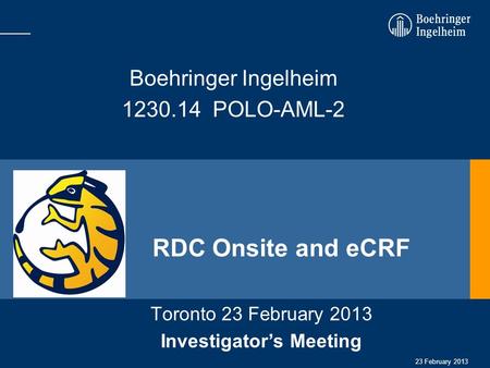 Investigator’s Meeting