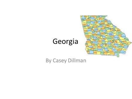 Georgia By Casey Dillman.