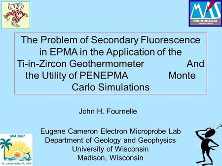 The Problem of Secondary Fluorescence in EPMA in the Application of the Ti-in-Zircon Geothermometer And the Utility of PENEPMA Monte Carlo Simulations.