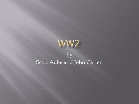 By Scott Aube and John Carten.  The battle of France stated on May 10 th 1940  First armies were Allies 3 500 000 Germans 2 400 000  Secretly the Germans.