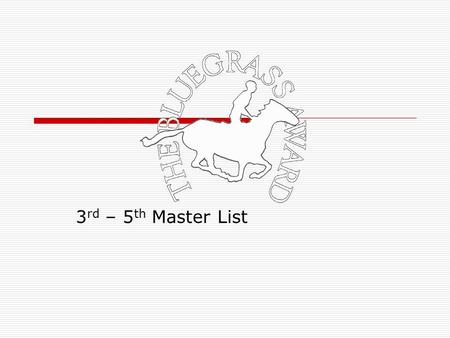 3 rd – 5 th Master List. The Boundless by Kenneth Oppel The Boundless, the greatest train ever built, is on its maiden voyage across the country, and.