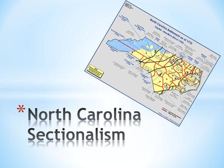 North Carolina Sectionalism