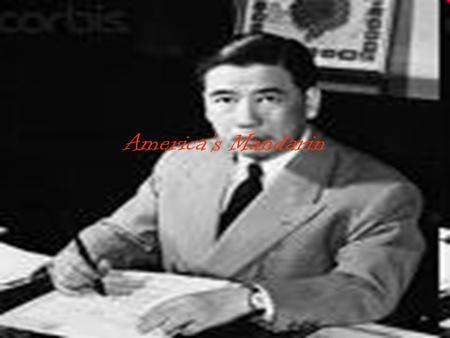 America’s Mandarin. President Ngo Dinh Diem After Vietnam divided, Diem ran the southern part of Vietnam Graciously accepted American technology and money.