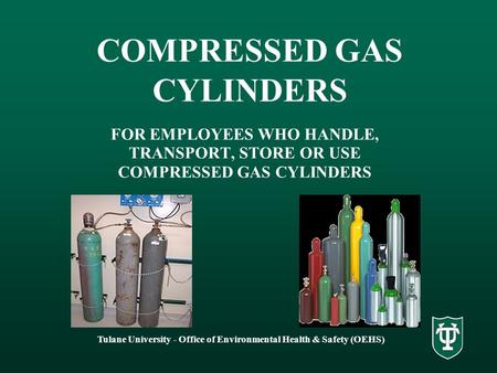 COMPRESSED GAS CYLINDERS