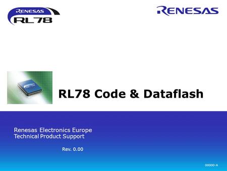 RL78 Code & Dataflash.