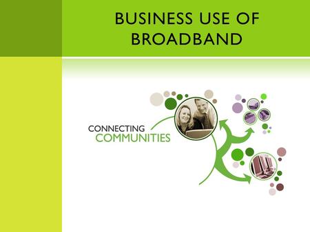 BUSINESS USE OF BROADBAND. WHY DO BUSINESSES NEED BROADBAND? 1.Money 2.Efficiency 3.Edge 4.Loyalty.