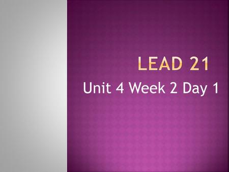 Unit 4 Week 2 Day 1. 1. lamb 6. knob 2. crumb 7. know 3. wrap 8. knee 4. wrist 9. friend 5. wrench 10. every.