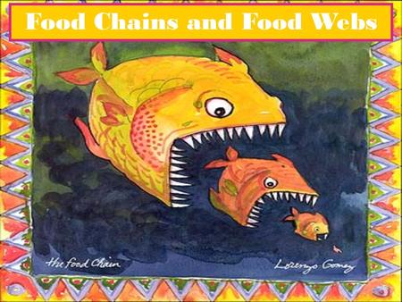 Food Chains and Food Webs