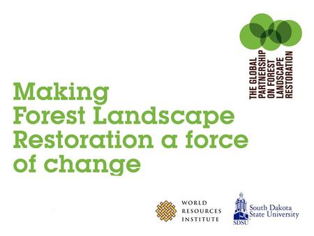 Original forest Current forest Broad-scale restoration Irrigated croplands Mosaic restoration Rainfed croplands Tropical deforestation 2000-2005 A World.