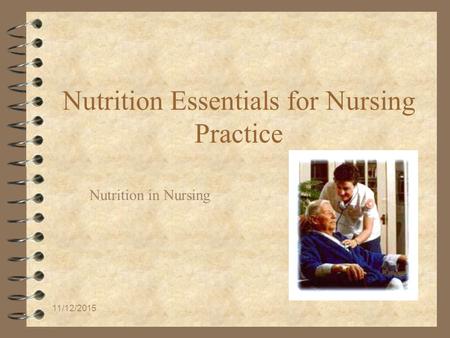 Nutrition Essentials for Nursing Practice