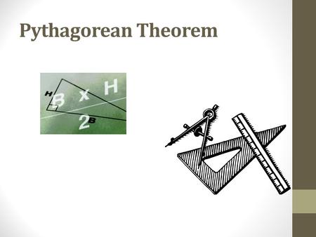 Pythagorean Theorem. History of Pythagorean Theorem Review The Pythagorean theorem takes its name from the ancient Greek mathematician Pythagoras (569.