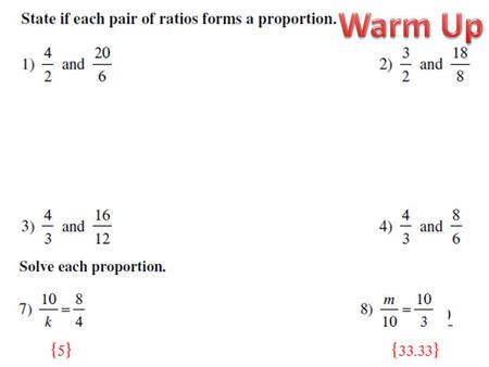 Similarity in Triangles Unit 13 Notes Definition of Similarity.