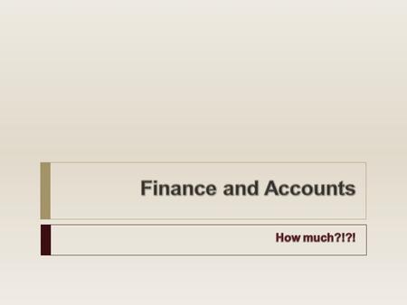  Fixed (Indirect/Overheads) – are not influenced by the amount produced but can change in the long run e.g., insurance costs, administration, rent,