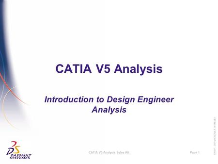 Introduction to Design Engineer Analysis