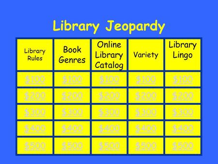 Online Library Catalog