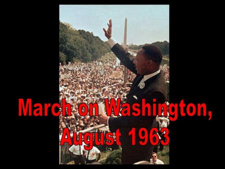 11 June 1963 Kennedy promised to do something about Civil Rights Despite this Civil Rights leaders knew it would be difficult to get a Civil Rights Law.