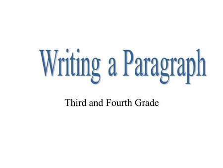 Third and Fourth Grade. Prewriting Brainstorm/Choose a topic Complete the exercise given. What kind of animal would you choose for a pet? Write 5 pets.