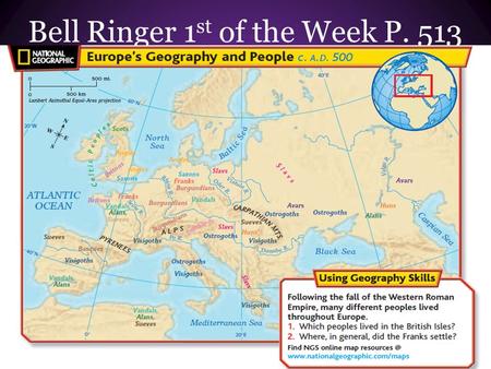 Bell Ringer 1st of the Week P. 513