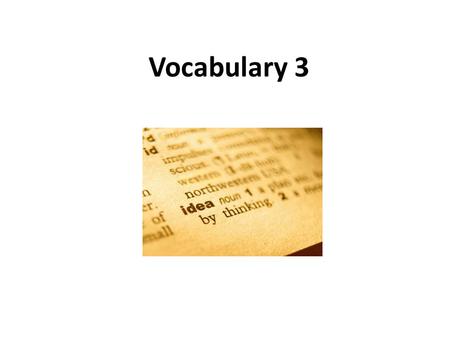 Vocabulary 3. therm hyp/hypo hetero hom/homo poly.