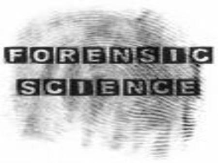 So you have a crime scene… Goal: Attain physical evidence Goal: Attain physical evidence Secure the area Secure the area Record scene Record scene Rough.