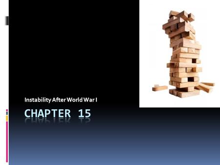 Instability After World War I. THE BUSINESS CYCLE All economies go through a natural cycle of expansion and recession Some periods of recession are worse.