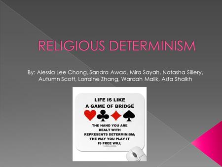 RELIGIOUS DETERMINISM