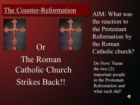 The Counter-Reformation