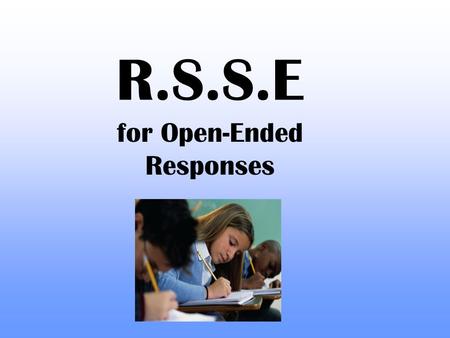 for Open-Ended Responses