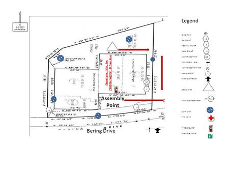 Bering Drive G W E Quantum Labs, Inc 2108 Bering Dr., B. San Jose Aborn Electronics RSJ Machining ! Center Point Gas Shut-off Electricity Shut-off Water.