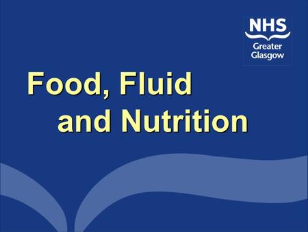 Food, Fluid and Nutrition. Q.I.S Q.I.S. Embraces several quality and patient focussed organisations in to one National standards of care are set for various.