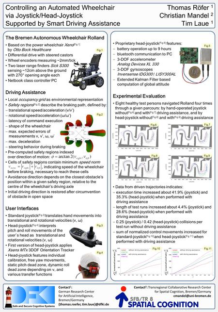 Ffffffffffffffffffffffff Controlling an Automated Wheelchair via Joystick/Head-Joystick Supported by Smart Driving Assistance Thomas Röfer 1 Christian.