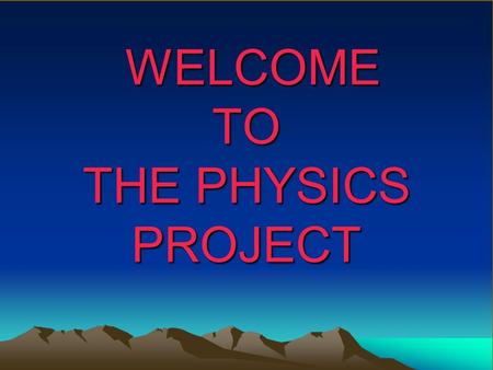 WELCOME TO THE PHYSICS PROJECT ELECTRO MAGNETIC INDUCTION.