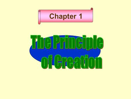 Chapter 1 God Humanity and universe Principle Causal Reality Result.