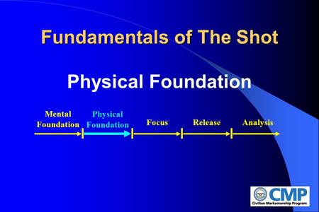 Fundamentals of The Shot Physical Foundation Physical Foundation Mental Foundation FocusReleaseAnalysis.